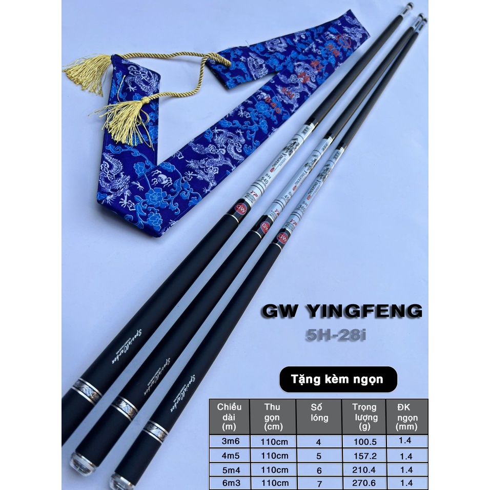 Gw TUAN PHONG HAND FISHING ROD พร้อม EXTRA ROD
