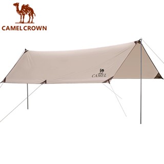 CAMEL CROWN หลังคาปิกนิก กันฝน ทรงสี่เหลี่ยม หกเหลี่ยม ขนาด 5x3 ม. สําหรับตั้งแคมป์กลางแจ้ง