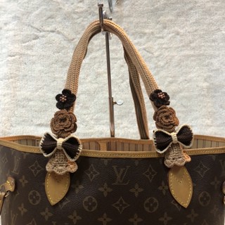 หูถักกระเป๋า  LV neverfull, Coach เแฮด์เมด สวย แน่น