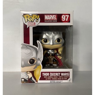 Funko Pop Thor Marvel Collector Corps Exclusive 97 กล่องมีรอยยับ