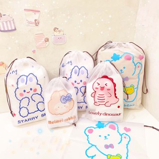 **พร้อมส่ง**ซองซิปใส ซองพลาสติก ซองพลาสติกใส่ของ ซองลายการ์ตูน ซองใส ซองใส่ของ ซองน่ารัก กระเป๋าจัดระเบียบ ซองจัดระเบียบ