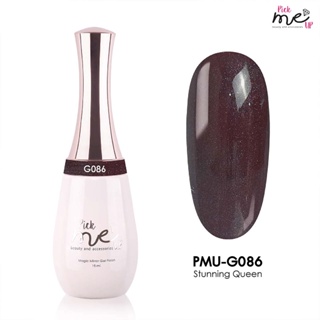 สีเจลทาเล็บ Pick Me Up G086 Stunning Queen 15ml.