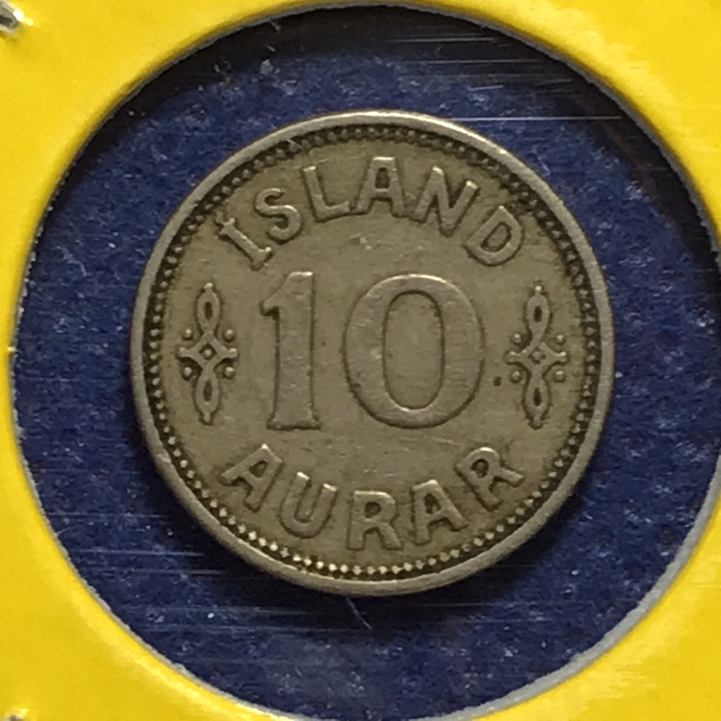 No.60915 ปี1922 ICELAND ไอซ์แลนด์ 10 AURAR เหรียญสะสม เหรียญต่างประเทศ เหรียญเก่า หายาก ราคาถูก