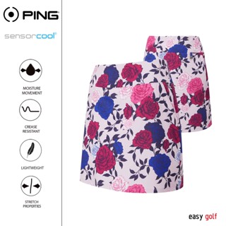 PING ROSE GARDEN WOMENS SKORT กระโปรงสั้น กระโปรงกีฬากอล์ฟ