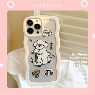 [พร้อมส่ง] เคสโทรศัพท์มือถือ ซิลิโคน อะคริลิค ลายการ์ตูนลูกไม้ สําหรับ iPhone 14 13 12 11 promax XS XR xsmax se2020 6 7 8plus Mini