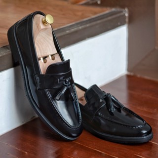 Arcobareno Code 505 Tassel Loafer​ All​ Black