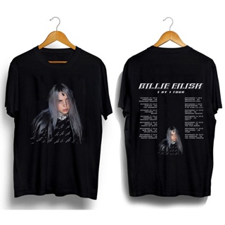 [COD] เสื้อยืดแขนสั้น พิมพ์ลาย Billie Eilish 1 By 1 Tour พลัสไซซ์ ของขวัญวันเกิด สําหรับผู้ชาย XS-6XLS-5