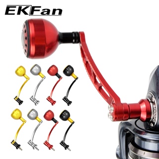 Ekfan ลูกบิดมือจับรอกตกปลา CNC อะลูมิเนียมอัลลอย ยาว 83 มม. 32 มม. DIY สําหรับ Daiwa Shimano