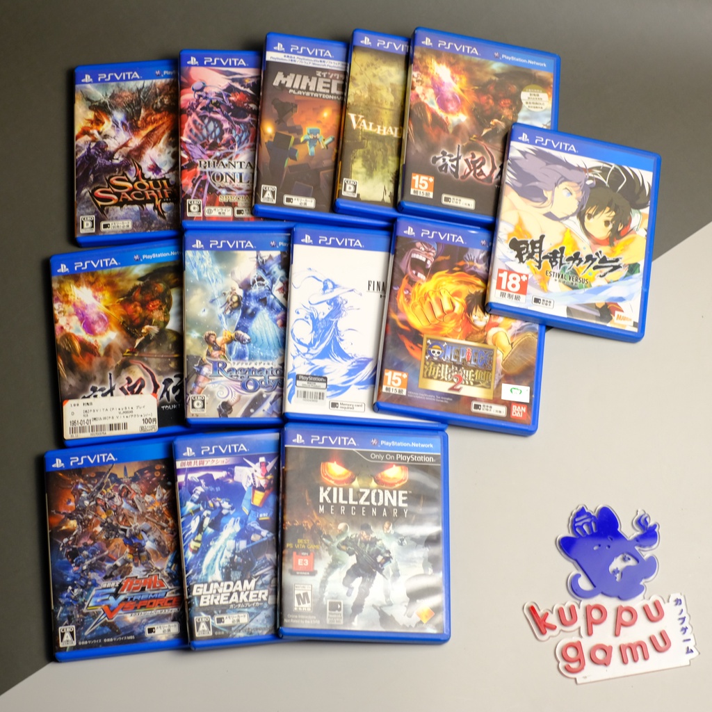 ตลับเกม PSVita - แผ่นเกม Playstation Vita มือสอง โซน​ Japan Game Vita