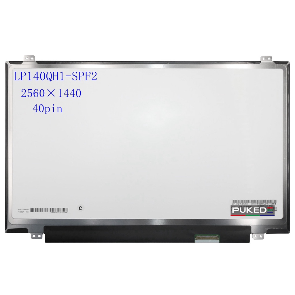 14.0 "แล็ปท็อปหน้าจอ lcd LP140QH1-SPF2 LP140QH1-SPF1 สําหรับ Lenovo ThinkPad T460s T460p X1 คาร์บอน 