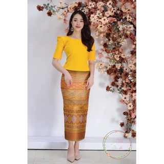 เสื้อไหม ทรงญาญ่า ซิปซ่อนหลังจ้า