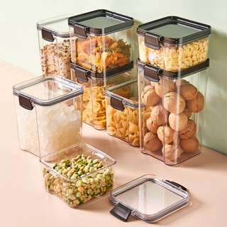 XiaoGui Plastic Storage Container Storage In The Kitchen Kitchen Organizer Food Container Box Storage Cajas Organizadora