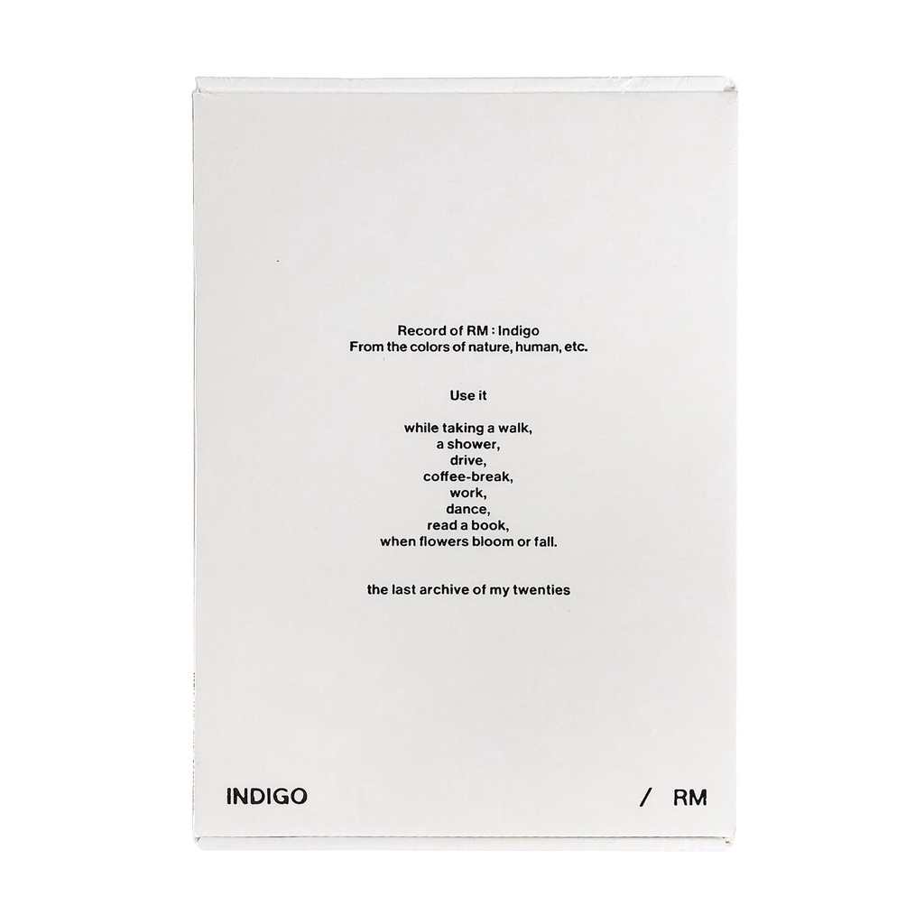 BTS : RM - INDIGO (ฉบับหนังสือ)