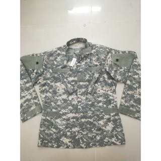 006BA2CUเสื้อนักบินทหารUS รอบอก50-52นิ้วขนาดL-R COAT AIRCREW COMBAT ลายพรางดิจิตอลACUผ้ากันไฟลาม