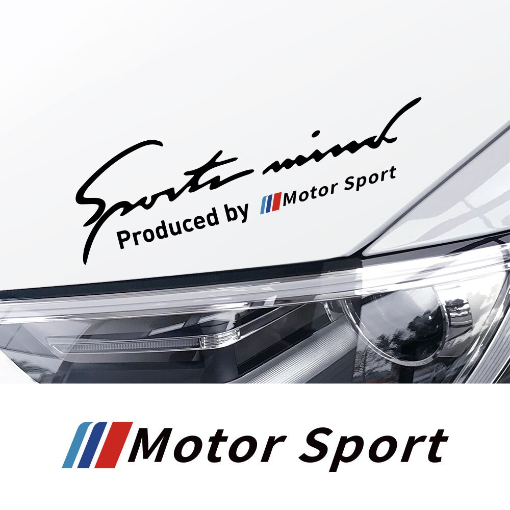 1 PC Motorsport รถโคมไฟคิ้วสติกเกอร์สําหรับ BMW E36 E46 E60 E70 E90 E92 F10 F20 F30 X1 X3 X5 X6 X7