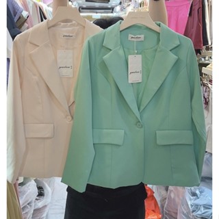 Colorful basic blazer สูทรุ่นใหม่ ที่สาวๆใส่ไปทำงานได้ทุกวัน จะวันสบายๆ หรือวันที่งานยุ่งแค่ไหน ก็ใส่ได้ทุกวัน