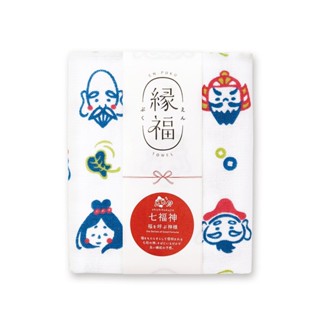 (05595) Towel Enfuku - ผ้าขนหนู ผ้าขนหนูนำโชค ผ้าเช็ดตัว ลายเจ็ดเทฟนำโชค (七福神 Shichifukujin)