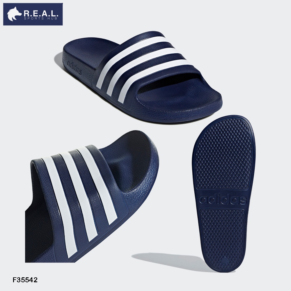 รองเท้าแตะ Adidas Adilette Aqua Black โทนสีดำ/กรม [EG1758 F35543 F35550 F35542 GX4279 IF0895]