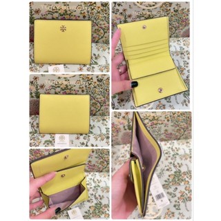 กระเป๋าสตางค์ TORY BURCH EMERSON MINI WALLET หนัง Saffaino สวยทนใช้ได้นาน มีช่องใส่เหรียญด้านใน ใบเดียวจบ