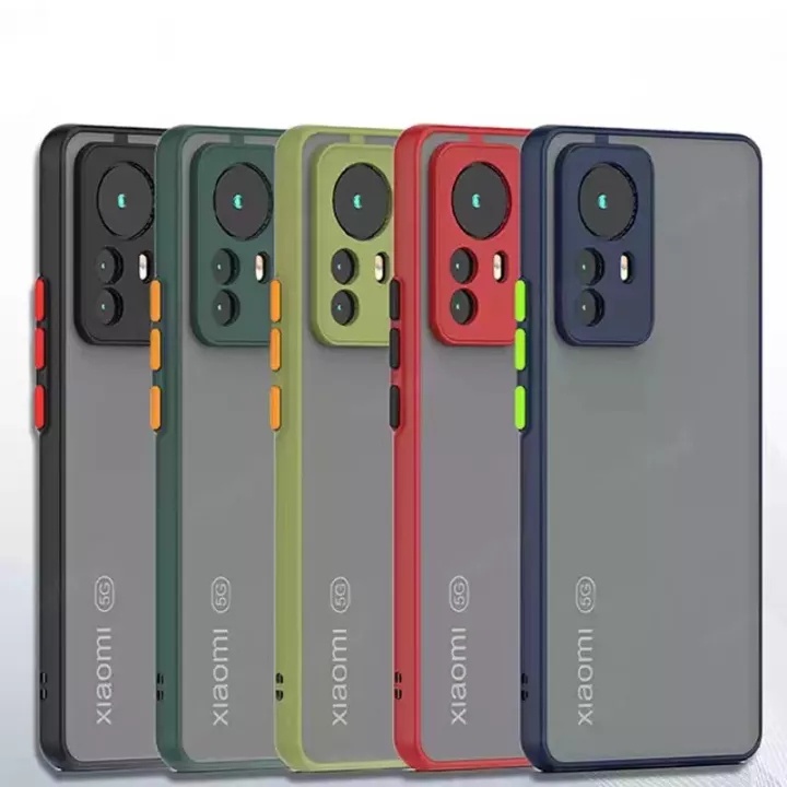 [ส่งจากไทย] Case Xiaomi Mi 12T Pro / Mi 12T เคสโทรศัพท์ เสี่ยวมี่ เคสกันกระแทก ปุ่มสีผิวด้าน กันรอยกล้อง ขอบนิ่มหลังแข็ง
