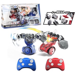 ROBO KOMBAT MEGA TWIN PACK ซิลเวอร์ลิทหุ่นยนต์ ชกมวย โรโบคอมแบท เมกา