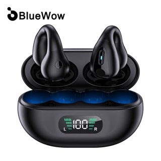 Bluewow YYK-Q80 หูฟังบลูทูธไร้สาย แบบเปิดหู สําหรับเล่นกีฬา ขี่จักรยาน ขับรถ