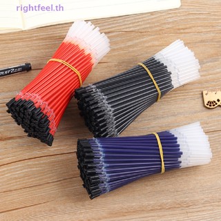 Rightfeel.th ไส้ปากกาหมึกเจล สีดํา น้ําเงิน แดง 0.38 มม. 10 ชิ้น ต่อถุง