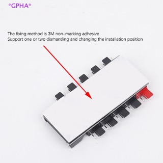 GPHA&gt; Cooler Hub 4-Pin Cooling Fans Hub Splitter Cable Pwm Cooler Connector Pc Speed Controller Adapter Computer Mainboard Synchronous Temperature Control Expansion Hub new