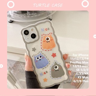 [พร้อมส่ง] เคสป้องกันโทรศัพท์มือถือ ลายการ์ตูน Tik Tok สําหรับ Apple iPhone 14 13 12 11 PROMAX XS XR XSMAX SE2020 6 7 8PLUS MINI