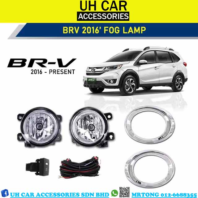 HONDA BRV 2016-2019 ด้านหน้า BUMPER หมอกไฟจุด