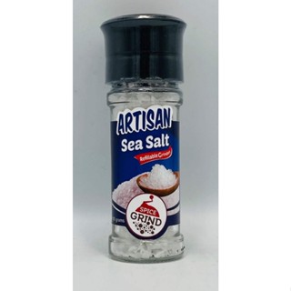 Artisan sea salt mill 100g.