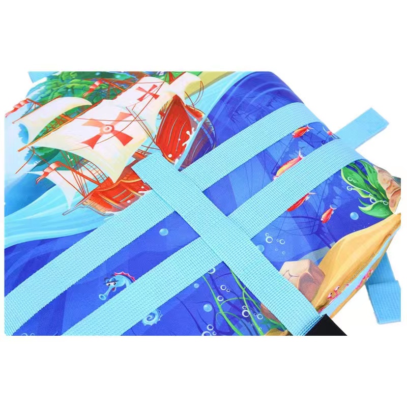 ชูชีพเสื้อกั๊ก ไซส์ S-L สำหรับเด็กมีที่ล็อคใต้ขาและด้ายหน้า เนื้อโฟม พร้อมส่ง - รูปที่ 2