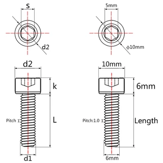 Wanyifa Titanium Ti Bolt M6x1015 16 18 20 25 30 35 40 45 50 55 60 65 มม.Stigma สกรูสําหรับ MTB/Road จักรยาน Seatpost ชุดหูฟังเบรค