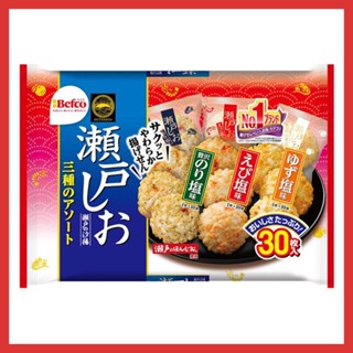 Kuriyama Rice Confectionery Seto Shioage Assortment ข้าวเกรียบญี่ปุ่น3รส 173g