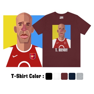 PSM เสื้อยืดลายนักฟุตบอล ลาย T. Henry