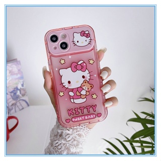 เคสไอโฟน11 Hello Kitty เคส iPhone 14 mirror เคสไอโฟนเคสโทรศัพท์มือถือกระจก สําหรับ Apple iPhone 12 เคสไอโฟน 13 pro max เคสไอโฟน14พลัส Xr SE 2022