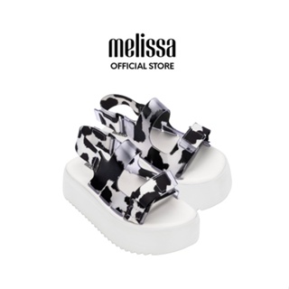 MELISSA BRAVE PAPETE PLA รุ่น 33714 รองเท้าส้นแบน สี WHITE/CLEAR/BLACK