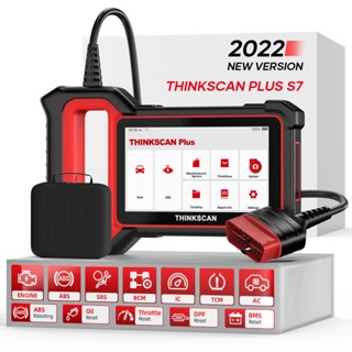 Thinkcar Thinkscan Plus S7 OBD2 Scanner Professional Car Scanner Support 7 System ABS SRS TCM With 5 Reset Serivce Automotive Diagnostics Tool Lifetime Free Update