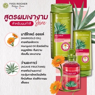 (แถม!!มาส์กหน้า89฿) Yves Rocher Brillance Shine Shampoo 300 ml อีฟ โรเช่ แชมพู ยาสระผม ครีมนวดผม เซรั่ม serum lotion