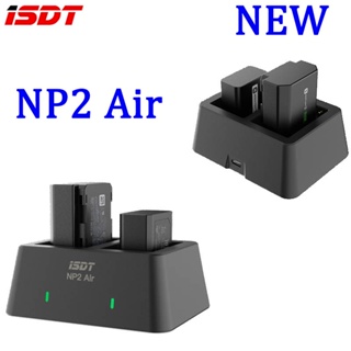 Isdt NP2 Air 25W อุปกรณ์ชาร์จแบตเตอรี่ แบบคู่ สําหรับ SONY Digital Imaging Equipment NP-BX1 NP-FZ100 NP-FW50