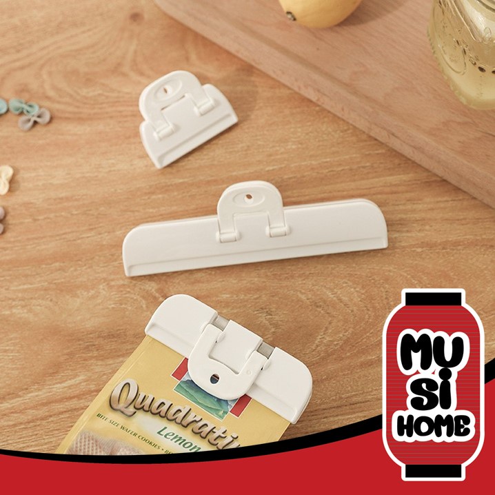 【ฺMUSI.HOME ราคาถูก】KM5057 ที่หนีบถุง ใน1แพ็คมี3ชิ้นค่ะ ที่หนีบถุงขนม ที่หนีบอเนกประสงค์ ที่หนีบซองขนม