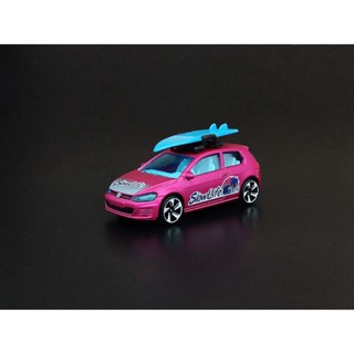 majorette volkswagen vw golf gti สีชมพู เบาะฟ้า