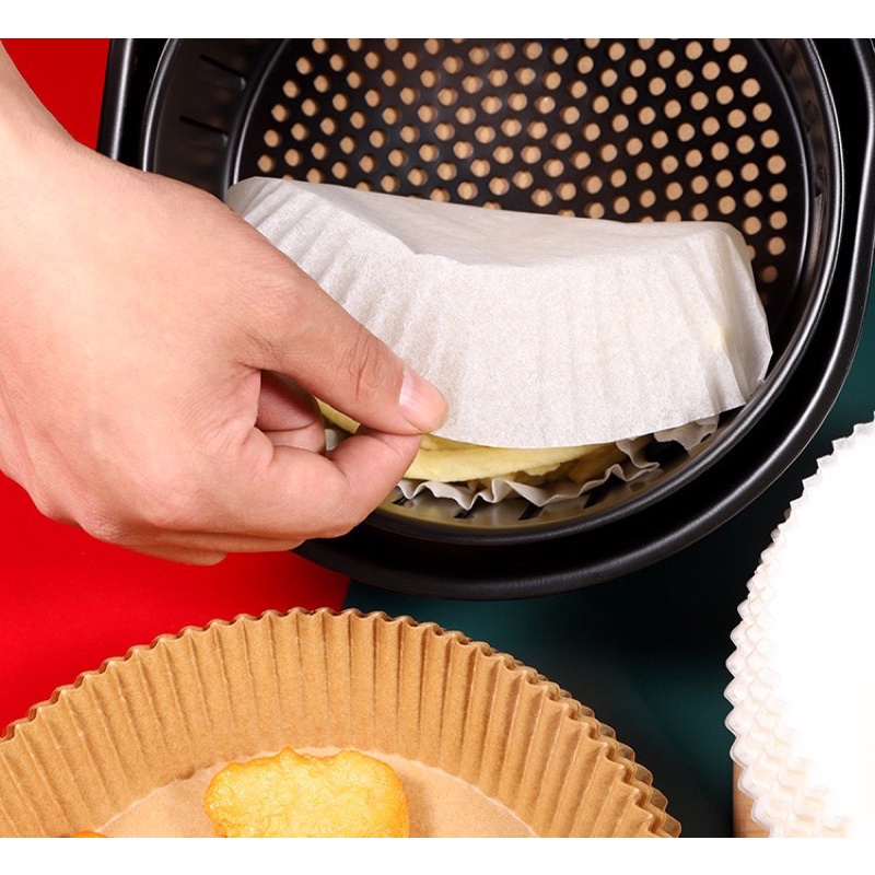 kingshopping  XYZ2550 (ร้านไทย) แผ่นรอง หม้อทอดไร้น้ำมันหรือเตาอบ แบบใช้แล้วทิ้ง (ทำอาหาร-ห้องครัว) - รูปที่ 5