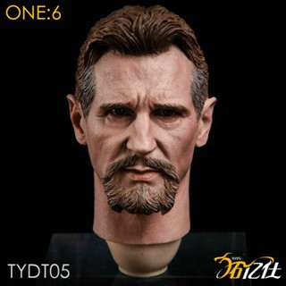 Tydt05 หัวแกะสลัก สเกล 1:6 Liam Neeson Ras al Ghul อุปกรณ์เสริม สําหรับฟิกเกอร์ 12 นิ้ว