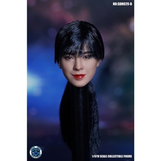 Super DUCK 1:6 SDH029B Joey Wong Head Sculpt สําหรับฟิกเกอร์บอดี้ PH TBL ตัวเมีย 12 นิ้ว