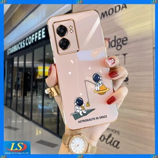 เคสโทรศัพท์มือถือ ลายการ์ตูนนักบินอวกาศ Nasa สําหรับ Oppo A77 5G A57 2022 A77S A71 A39 A83 A74 A95 A74 5G XQ