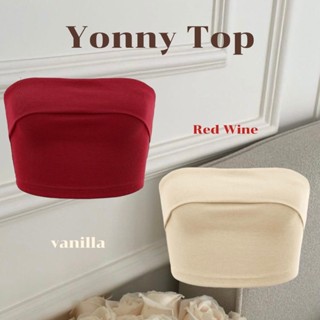 🍾พร้อมส่ง~YONNY TOP (เกาะอก)🍷🍨✨