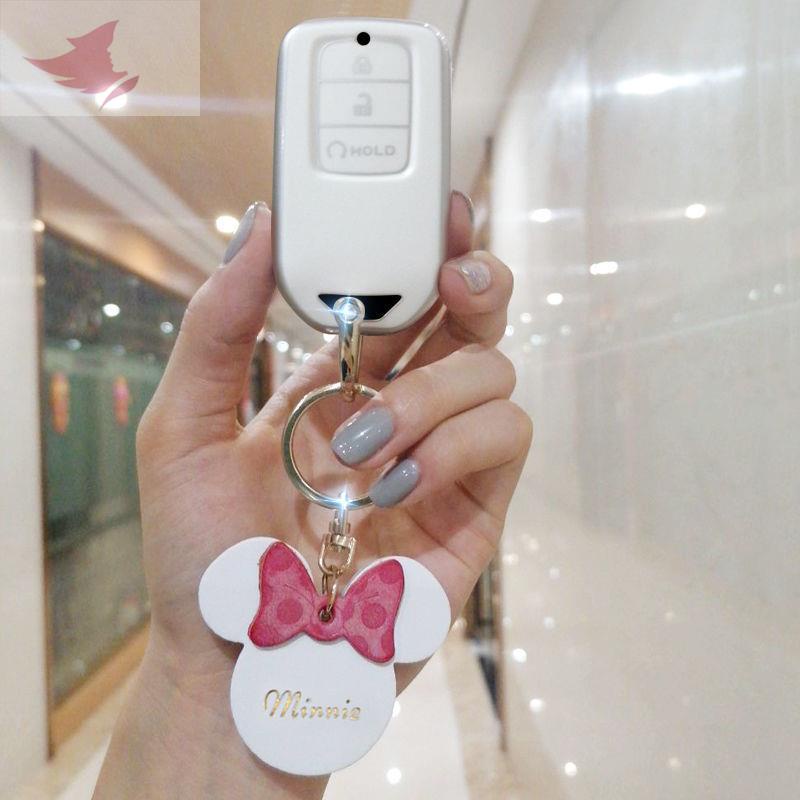 ปลอกกุญแจรถยนต์ honda ปลอกกุญแจรถยนต์ toyota เคสกุญแจรถยนต์ honda◇▧21 รุ่นเหมาะสำหรับ Honda Civic ชุ