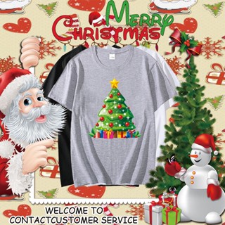 เสื้อผ้าคริสต์มาส  แขนสั้น เสื้อ Christmas เสื้อวันคริสต์มาส เสื้อ merry christmas ชุดปกติ 471