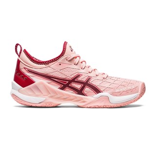 Asics รองเท้าแบดมินตันผู้หญิง Blast FF 3 | Frosted Rose/Cranberry ( 1072A080-700 )